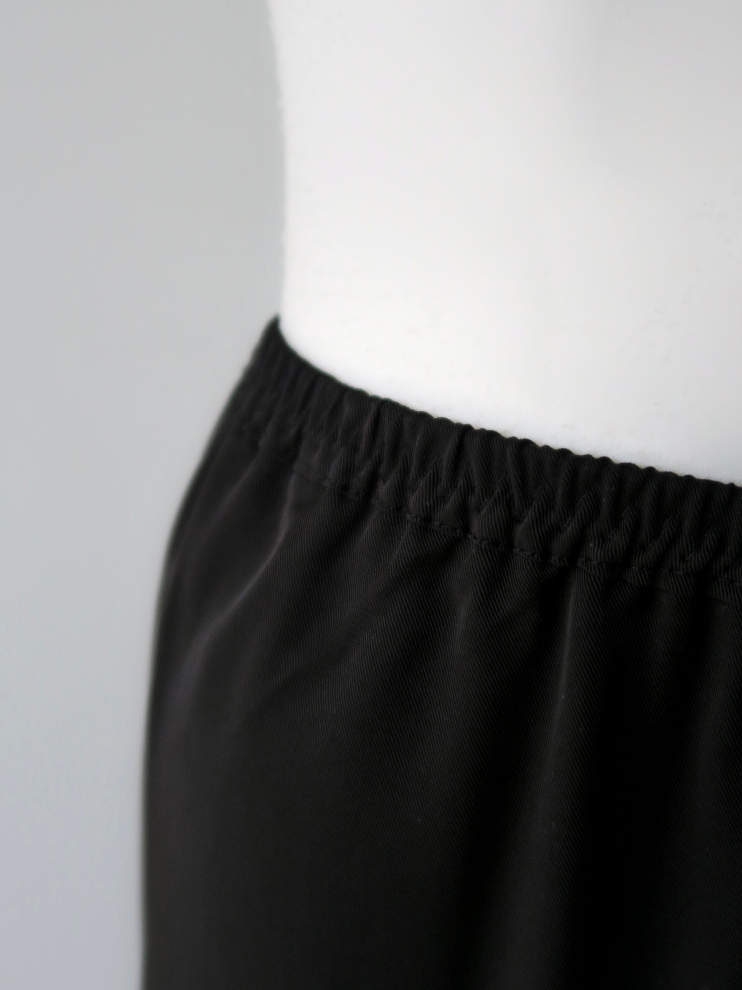 satin fluid line slacks