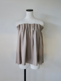 airy pleats tuck blouse