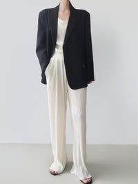 stripe-line tailored jacket