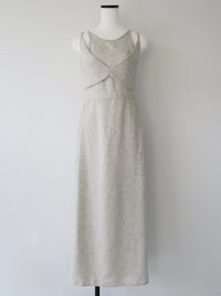 sample sale / tweed tight cami dress