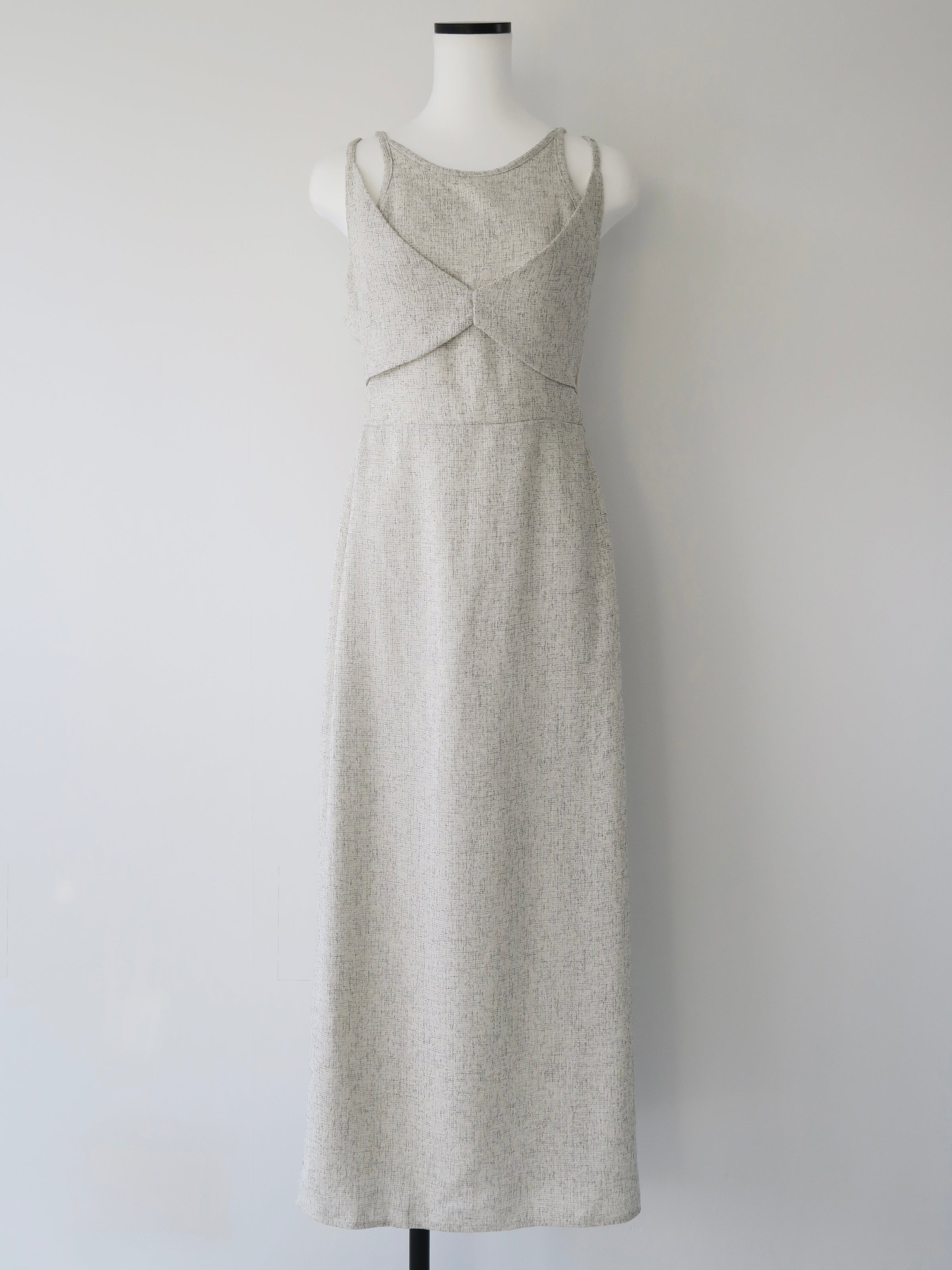 sample sale / tweed tight cami dress