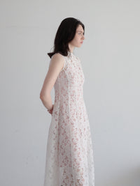 classic lace long dress