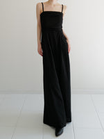 gathered bare jumpsuits