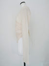lacy wrap-over top