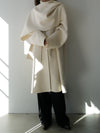 cashmere cape long coat