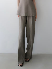 minimal wide trousers