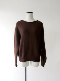 alpaca multi-way neckline knit