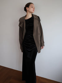 moca classic short trench coat