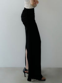 soft flow maxi skirt