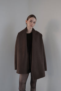 cashmere cape half coat