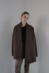 cashmere cape half coat