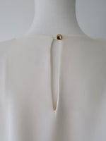 cascade layered-like blouse