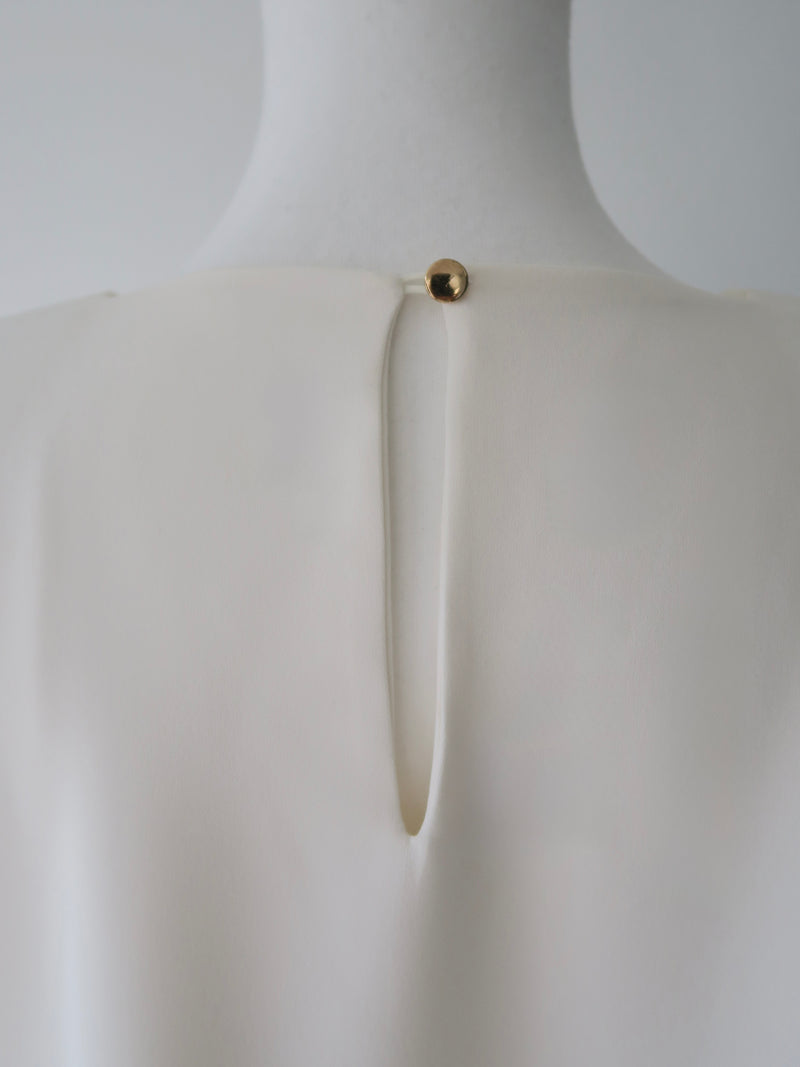 cascade layered-like blouse