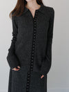 hook rib knit cardigan