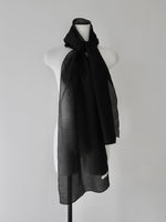 solid silk scarf