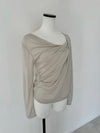 glitter drape tee