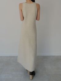 angora maxi knit dress
