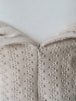 openwork halter dress