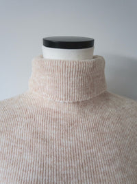 angora knit long dress