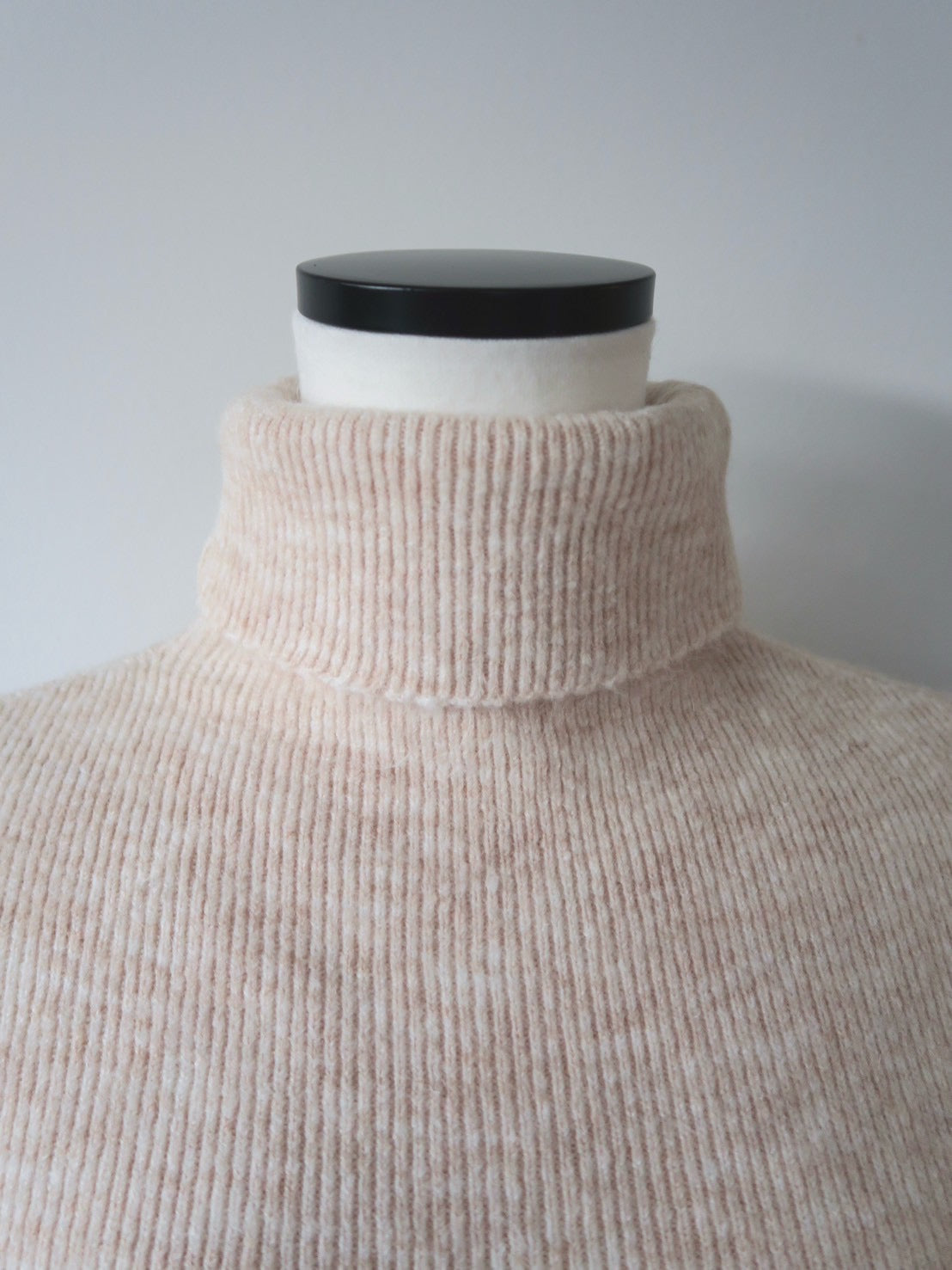 angora knit long dress