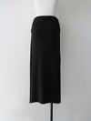 ruched waist long skirt