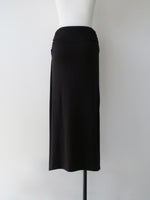 ruched waist long skirt