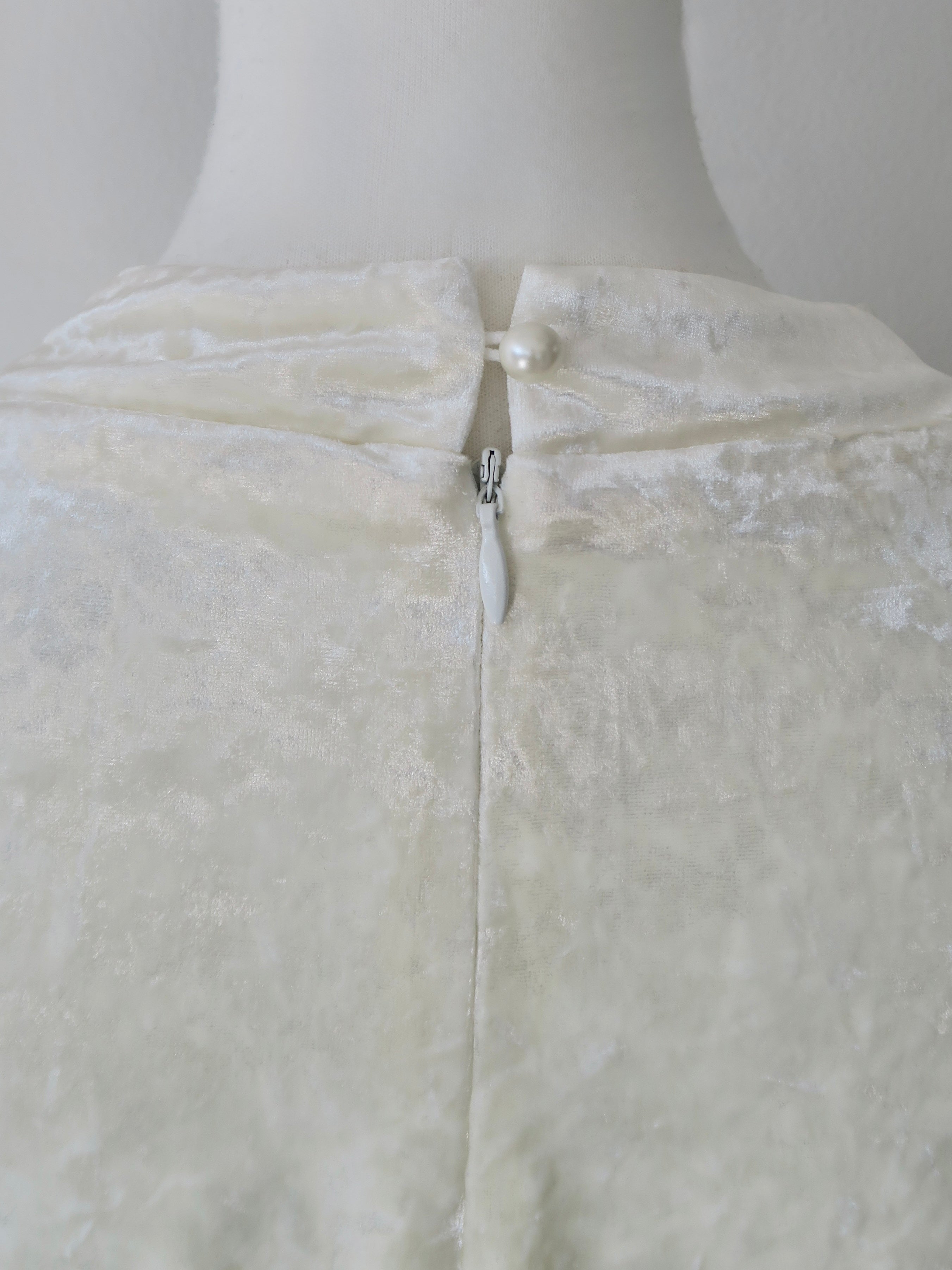 drape velour long dress – célon