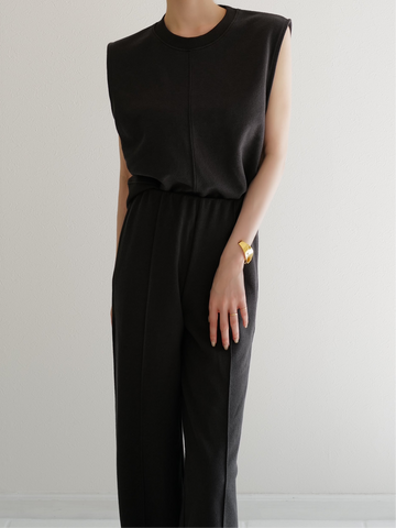 side tuck sweat top – célon