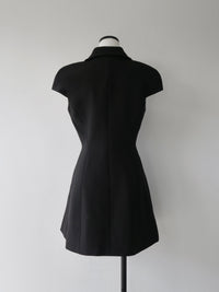 button up chic mini dress