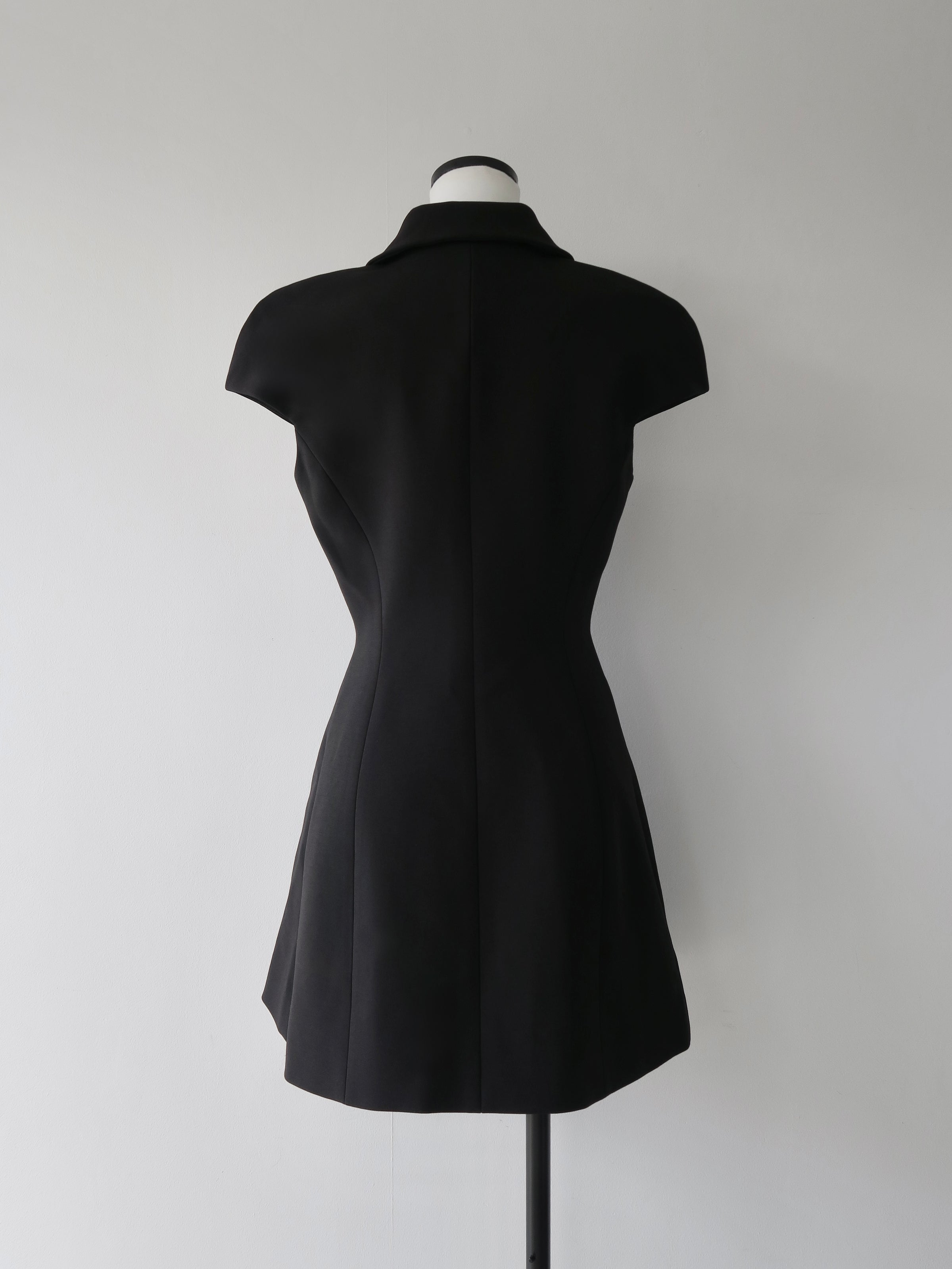 button up chic mini dress