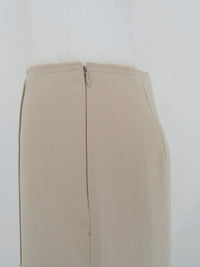 summer sale / raw hem slim long skirt