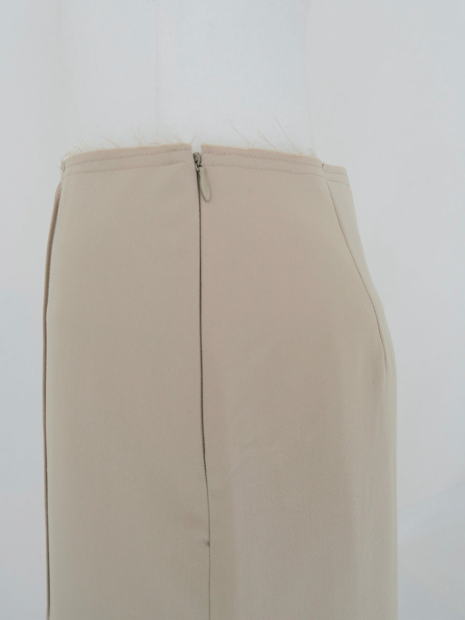 summer sale / raw hem slim long skirt