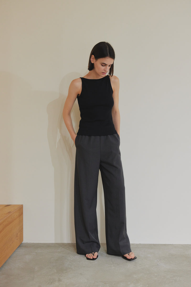 waist layered slacks