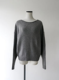 alpaca multi-way neckline knit