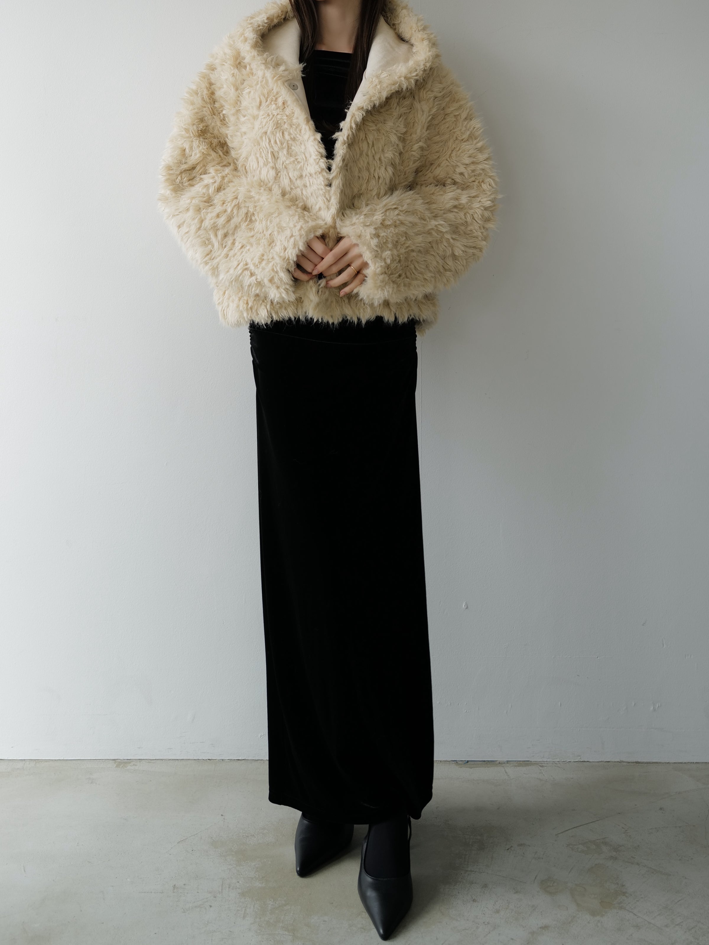 poodle fur blouson