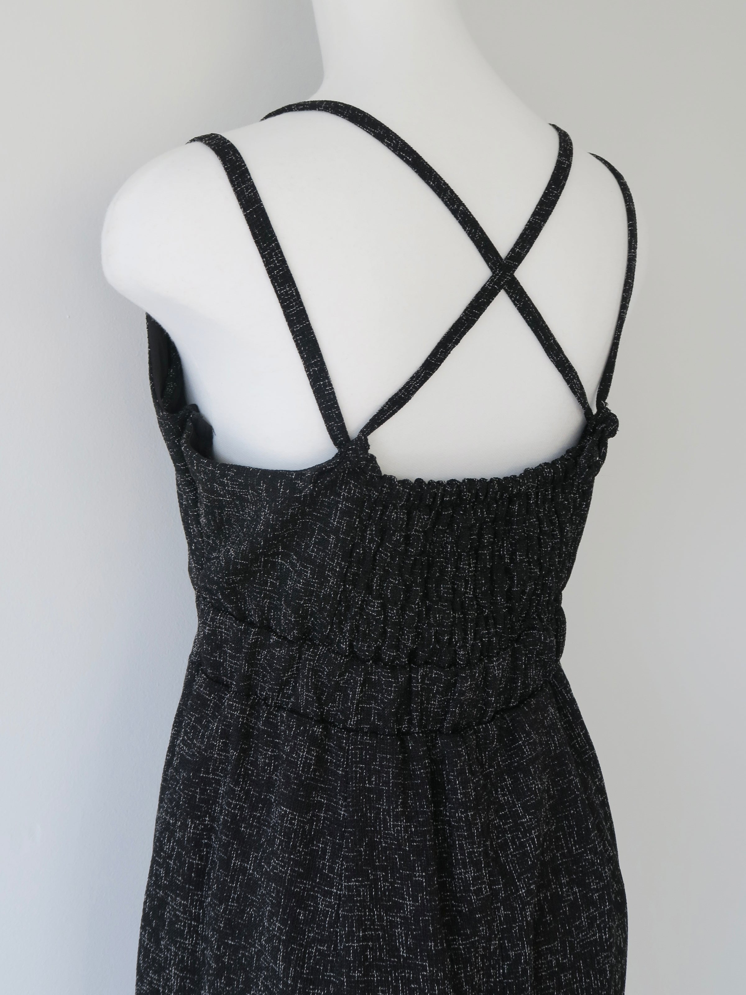sample sale / tweed tight cami dress