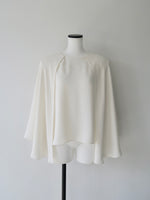 cascade layered-like blouse