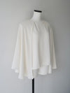 cascade layered-like blouse