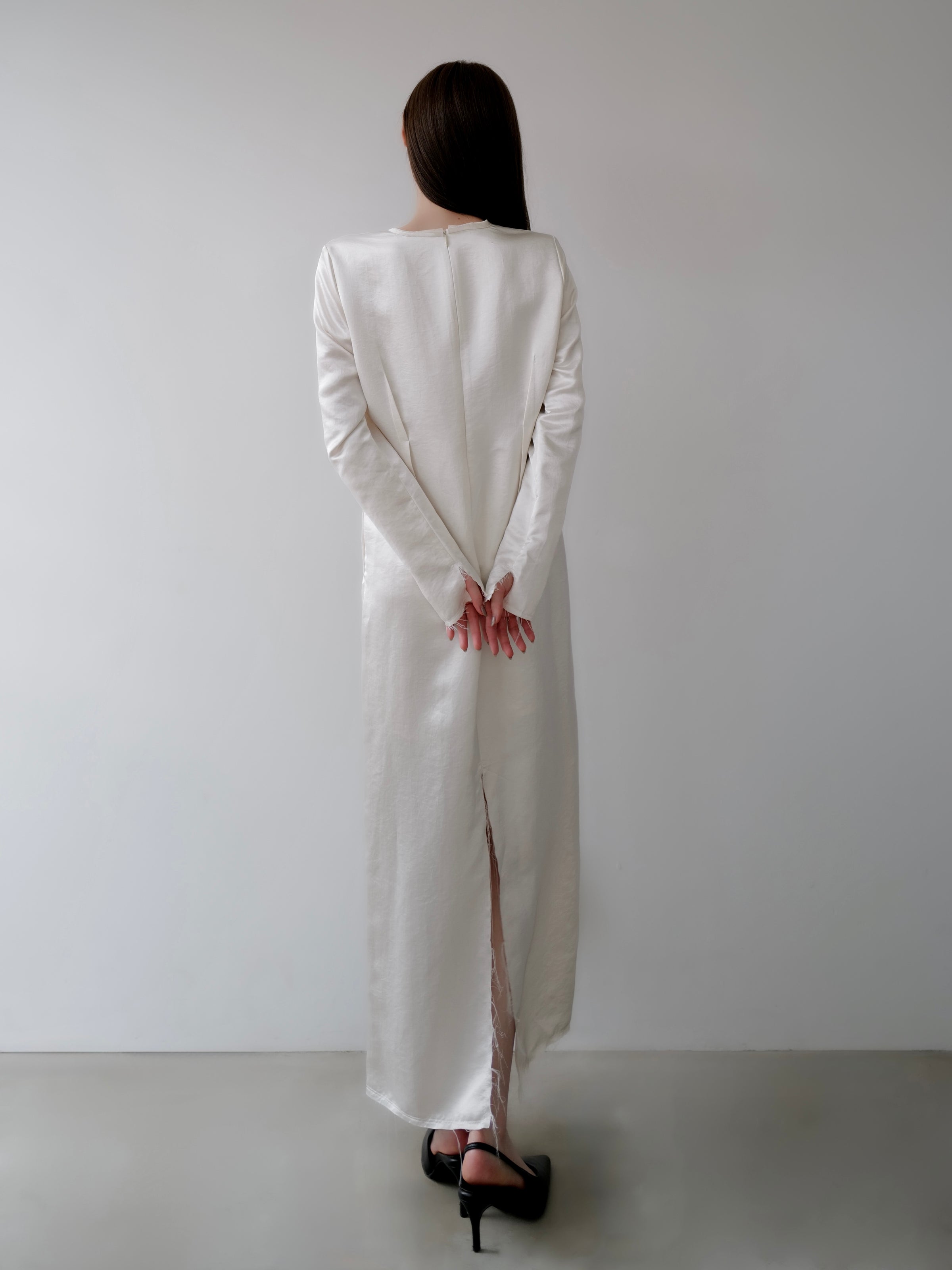 summer sale / darted luster dress