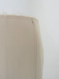 summer sale / raw hem slim long skirt