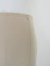 raw hem slim long skirt