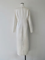 darted luster dress