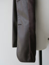 vegan leather single jacket