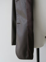 vegan leather single jacket