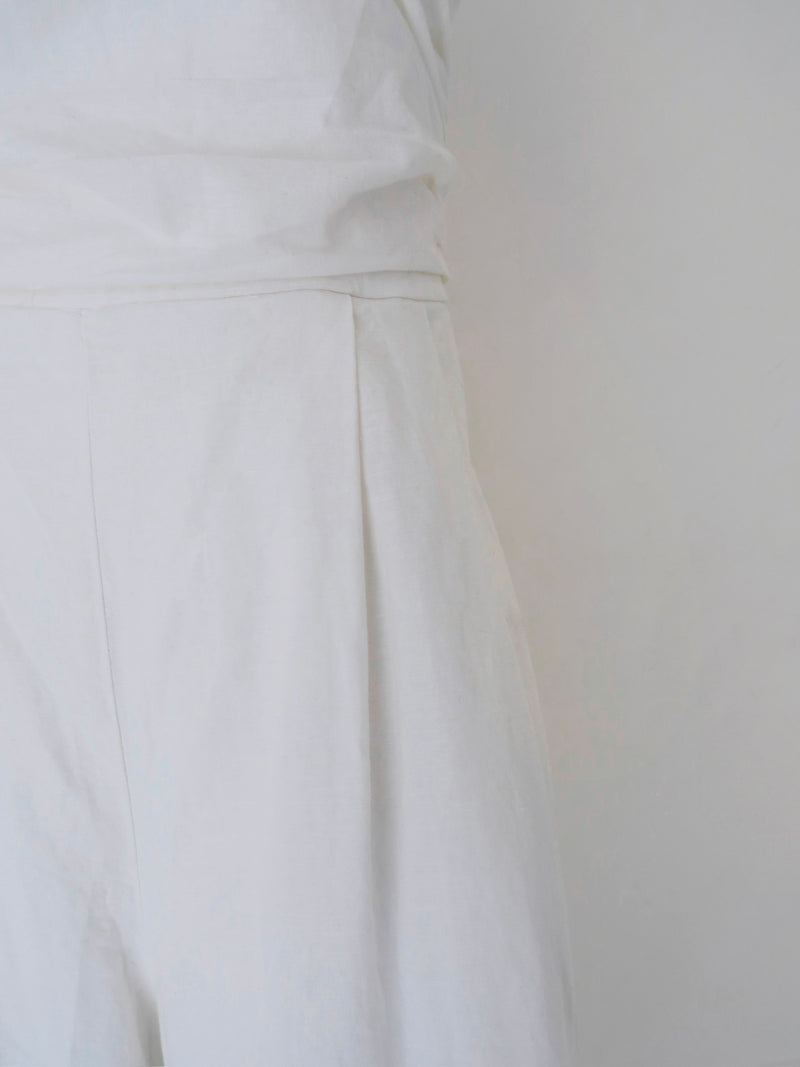 gathered bare jumpsuits