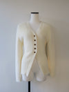 angora slim knit cardigan
