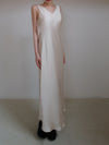 ( 9/18 20:00~ resale ) satin v long dress