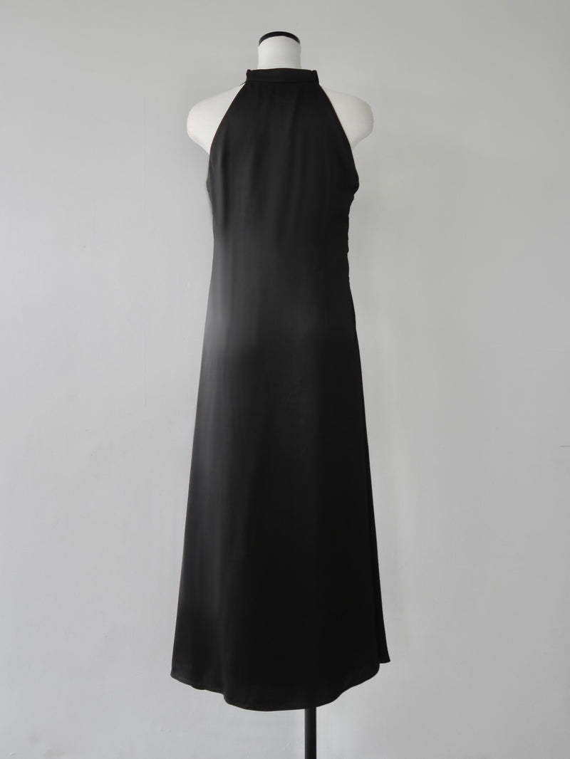 flow cowl neck dress