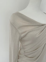 glitter drape tee