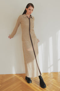 summer sale / hook rib knit skirt